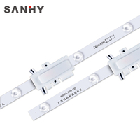 Barre lumineuse en led 220, 2835 V, barre rigide, pour boîte d'éclairage fine, lumière