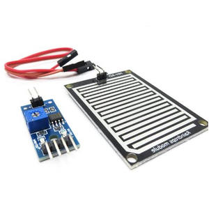3.3-5V pioggia gocce di pioggia sensibile rilevamento modulo sensore umidità Kit di umidità - Product Image 3