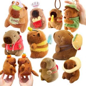 Kit complet de fournitures scolaires Capibara, ensemble Escuela Capibaras avec jouet en peluche, bracelet, porte-clés, carnet pour les étudiants, cadeau - Product Image 4