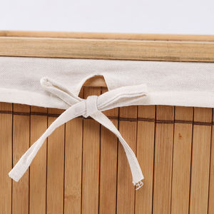 Cesto per Bucato Pieghevole in Bambù per Vestiti Sporchi - Product Image 5