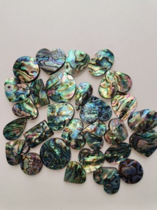 Lote de piedras sueltas de concha de abulón Paua pulida a mano, venta al por mayor, cabujón de piedras preciosas naturales para fabricación de joyas, proyectos artesanales DIY - Product Image 2