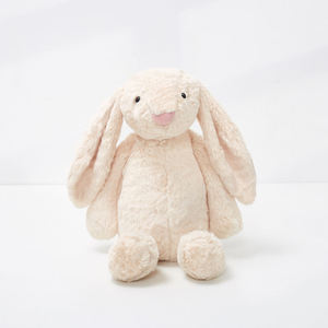 Juguete de Conejo de Peluche Súper Suave con Relleno de Algodón PP, Diseño Bordado, Alivio del Estrés para Pascua - Product Image 5