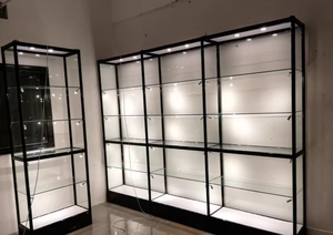 Escaparate de exposición al por mayor de fábrica con escaparate de perfume Led, vitrina de Lego, estantes de cristal, tienda minorista - Product Image 4