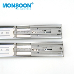 45Mm Mở Rộng Đầy Đủ Push-Để-Mở Bóng Mang Ngăn Kéo Trượt Cảm Ứng Hiện Đại Mở <span class=keywords><strong>Slide</strong></span> Cho Nhà Bếp Đồ Nội Thất Phòng Ngủ Ngăn Kéo - Product Image 4