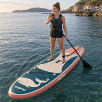 Planche de paddle gonflable OEM ODM pour le tourisme, avec forme de tourisme équilibrée et accessoires complets pour la navigation côtière