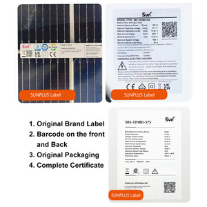 Sistema de almacenamiento de energía solar de silicio monocristalino híbrido fuera de la red de 300kW Solución de energía completa con batería de litio - Product Image 5