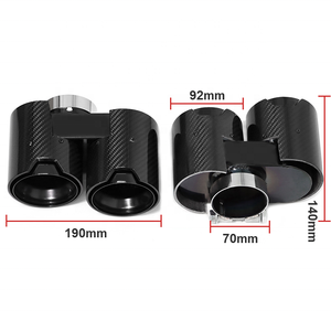 Sypes Punta de silenciador de fibra de carbono Punta de escape de tubo de escape para G20 <span class=keywords><strong>G21</strong></span> 330i 320d <span class=keywords><strong>330d</strong></span> 330e G22 G23 G26 320i 325i 420i 425i 430i - Product Image 5