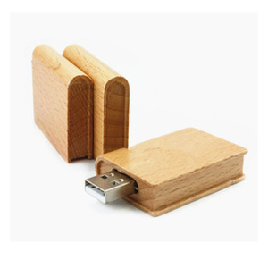 Heißer Verkauf Business Geschenk Usb 2.0 3,0 Holz Buch Förmigen Usb-Stick Holz U Disk Memory Stick Mit Logo benutzerdefinierte - Product Image 3