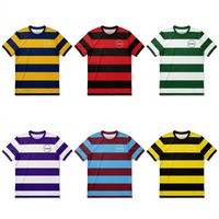 Uniformes de Fútbol Modernos con Diseño Gráfico a Rayas, Kits de Fútbol Sublimados con Logotipo Personalizado para Propietarios de Marcas, Ropa Deportiva Transpirable