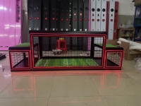 Profesyonel Kırmızı LED'li Subsoccer İnteraktif Masa Altı Langırt Oyunu Taşınabilir Banklı Atari Makinesi İç Mekan Sporları İçin