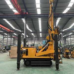 350 Meter Volledig Hydraulische Rupsbanden Waterputboorinstallatie Diesel voor Huis Boerderij Nieuwe Versnellingsbak Pomp Boorhamer - Product Image 5