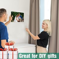 Panneaux en métal blanc Sublimation plaques en aluminium feuilles ébauches 7x10 pouces panneau de stationnement personnalisé pour artisanat cour jardin extérieur