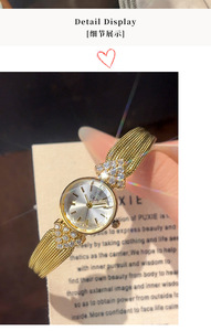 Reloj de Mujer Retro de Lujo Ligero, Regalo de Navidad, Estilo Vintage de Alta Gama, Inspirado en lo Vintage, de Cuarzo - Product Image 2