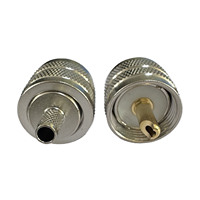 Connecteur Mâle UHF-C-J3 de Bonne Qualité en Stock, Connecteur Mâle UHF à Sertir pour Câble RG58, Connecteur Coaxial UHF RG58 à Vendre
