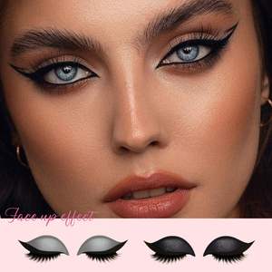 도매 8색 레이지 아이섀도우 속눈썹 스티커 3 in 1 통합형 속눈썹 스티커 레이지 아이 메이크업 휴대용 스티커 - Product Image 6