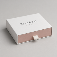 Vente directe, boîte à tiroir de luxe personnalisable en carton recyclé haut de gamme pour mariage, emballage pour mini-boîte pour la fête des mères