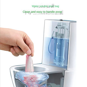 Bolsas Biodegradables para Excremento de Perro, Solubles en Agua, Completamente Degradables, Suministros para Mascotas, Sostenibles, 10 Bolsas/rollo - Product Image 3