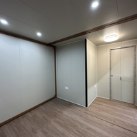 Maison conteneur préfabriquée en acier extensible et pliable de 30 pieds, personnalisable pour l'extérieur, 3 chambres, appartement moderne, villa, hôtel, hôpital