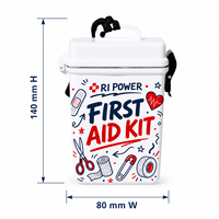 Trousse de premiers soins Ori-power Mini Graffiti, étui rigide étanche, trousse médicale d'urgence pour la maison, les voyages et les activités de plein air