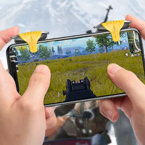 F01 1 Pair Plastic PUBG Mobile Trigger Smartphone Gamepad Controller Gaming ShooterためApple/Android