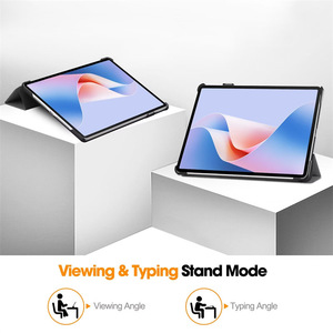Étui rigide pliable Ealysun sur mesure pour tablette Honor <span class=keywords><strong>Pad</strong></span> 10 12,1 pouces 2025 avec fonction de veille/réveil automatique et support intégré, moule exclusif - Product Image 2