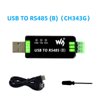 Convertisseur USB RS485 de qualité industrielle, puces Waveshare authentiques CH343G/FT232RNL, 5V, haute compatibilité, protection intégrée contre les surtensions/ESD/TVS