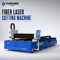 Machine de découpe de fibres optiques standard Ns3015 1500W/2000W/3000W, découpeuse de métal AI à table unique, CNC 3 axes, refroidissement par eau, haute vitesse, Raycus