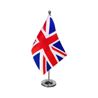 Support de table pour mini-drapeau national personnalisé, vente en gros, pas cher, avec drapeau de table de taille personnalisée