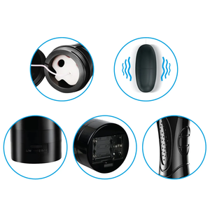 Tweekoppige Vliegtuigbeker Seksspeeltjes Mannelijke Masturbator Cup Deep Throat Masturbator Speelgoed Voor Man - Product Image 6