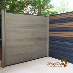 Palo per recinzione in legno recinzione per la privacy in calcestruzzo coestrusione in legno composito palo per recinzione in wpc - Product Image 3