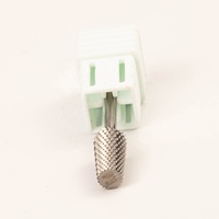 Forets à ongles en carbure de tungstène professionnels à grande taille, à coupe transversale sans chanfrein, 3/32 pouces, 6,6 mm, E-File M, forme conique plate