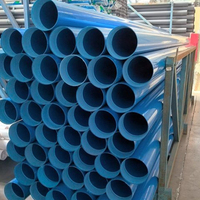 Tuyau de puits en PVC haute pression de 140 mm, 160 mm, 5 pouces, en UPVC/MPVC, avec écran de protection, pour alimentation en eau, à extrémité filetée