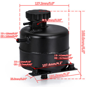 Tanque de Expansión de Aleación de Aluminio de 2.5L para Mini Cooper S Convertible R52 R53 con Herrajes de Montaje - Product Image 3