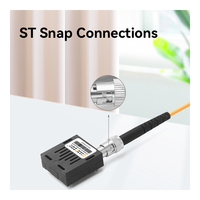GIANTECH 1X9 Fiber Optic Module 2M ST 1310nm 20km 3.3V BIDI Singlemode Single Fiber Low Power Consumption Factory Supply