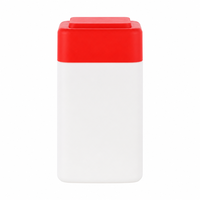 Botol Kemasan Suplemen Vitamin Kalsium Permen PE Food Grade Persegi 230ml