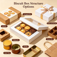 Boîte à biscuits personnalisée en carton blanc pliable, nouvelles innovations, bon prix