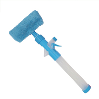 Nettoyant pour vitres en microfibre, vaporisateur, chiffon, grattoir, outil de nettoyage des fenêtres, poignée en PP, logo personnalisé, emballage en boîte couleur