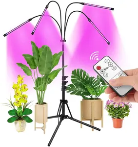 Grow Lights For Indoor Plants 6000KLight For Seed Starting With Full Spectrum Clip Lights With Flexible Gooseneck
