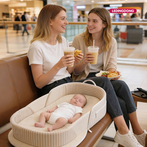 <span class=keywords><strong>Sac</strong></span> à <span class=keywords><strong>dos</strong></span> multifonctionnel pliable 2-en-1 pour bébé nouveau-né : lit portable et <span class=keywords><strong>sac</strong></span> à couches - Product Image 5