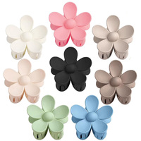 Jepit Rambut Plastik Bentuk Bunga 8*7*4cm Warna Permen Aksesoris Rambut Fashion untuk Koleksi Influencer Brand Creator Penggunaan di Rumah