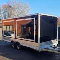 Remolque de Comida Personalizado de Acero Inoxidable, Equipo para Asar, Remolque de Comida Rápida, Cocina Móvil, Camión de Tacos, Carrito de Helados, Comida BBQ