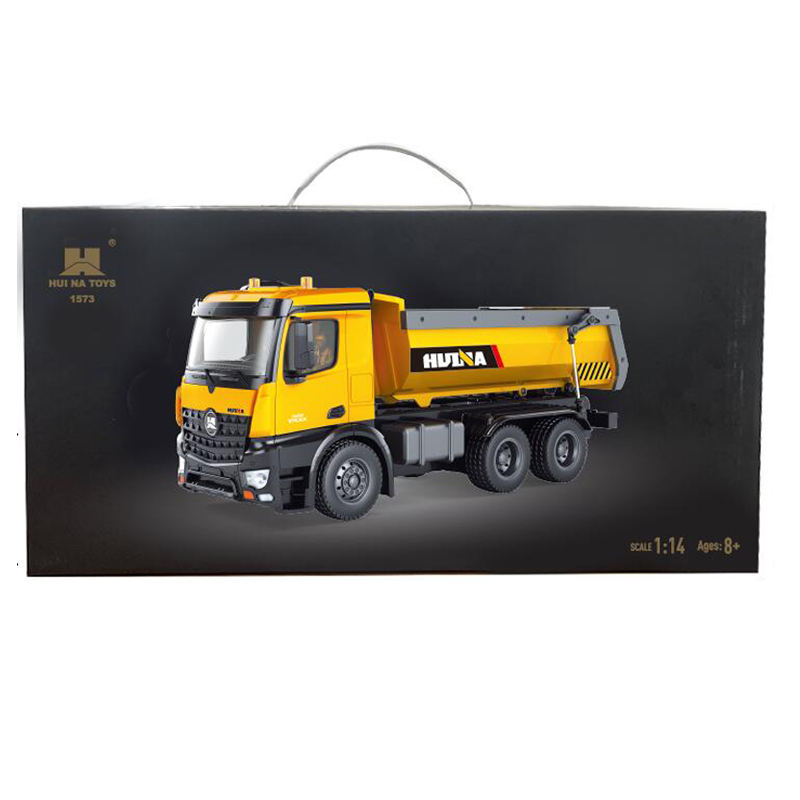 HuiNa 1573 メタル 1/14 10ch 2.4G RCダンプトラック 6輪 充電約4時間
