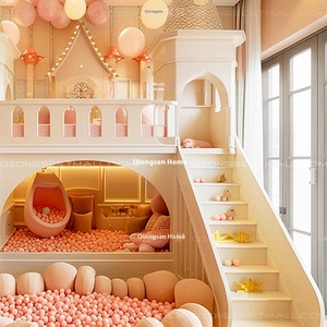 Giường ngủ công chúa phong cách lâu đài Pháp sang trọng, cao cấp, chất liệu gỗ, dành cho phòng ngủ chính và phòng khách - Product Image 3