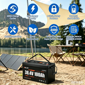 Batterie lithium-ion Enlzh 38,4 V 100 Ah 3840 Wh à décharge profonde pour voiturette de golf et véhicule de tourisme à basse vitesse - Product Image 5