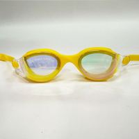 Lunettes de natation pour adultes en gros personnalisées, en silicone, anti-buée, boucle réglable, légères, électro-plaquées, course universelle, ajustement universel