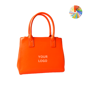 Vente en gros de sacs à main fourre-tout pour femmes en cuir artificiel avec logo personnalisé pour femmes - Product Image 6