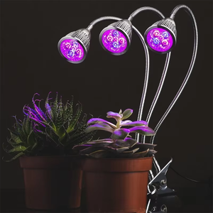 Lámpara de Cultivo LED Joystar con Clip de 3 Cabezas <span class=keywords><strong>para</strong></span> Plantas de Interior, Foco LED con Interruptores Independientes <span class=keywords><strong>para</strong></span> <span class=keywords><strong>Suculentas</strong></span> y Hierbas, Venta al por Mayor - Product Image 4