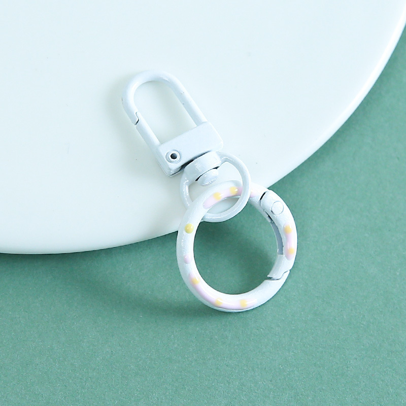 [White] Donut Spring Door Hook
