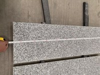 Pierre naturelle granit gris clair poli G623 pour escaliers et marches