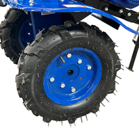 Mini motoculteur à essence 170f, petit tracteur à conducteur marchant
